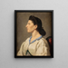 Portrait d'une femme italienne - Anselm Feuerbach — inramlat konstverk på väggen