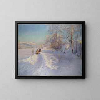 Anshelm Schultzberg - A Winter Morning after a Snowfall in Dalarna.webp