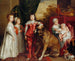 de fem äldsta av Karl I - Antoine van Dyck — vy av konstverket