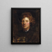 Tête d'un jeune homme - Antoine van Dyck — inramlat konstverk på väggen