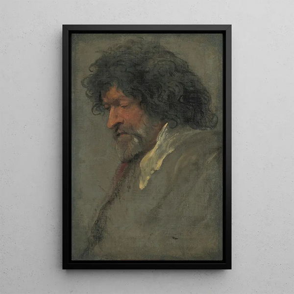 Anthony van Dyck - Head study of a man.webp