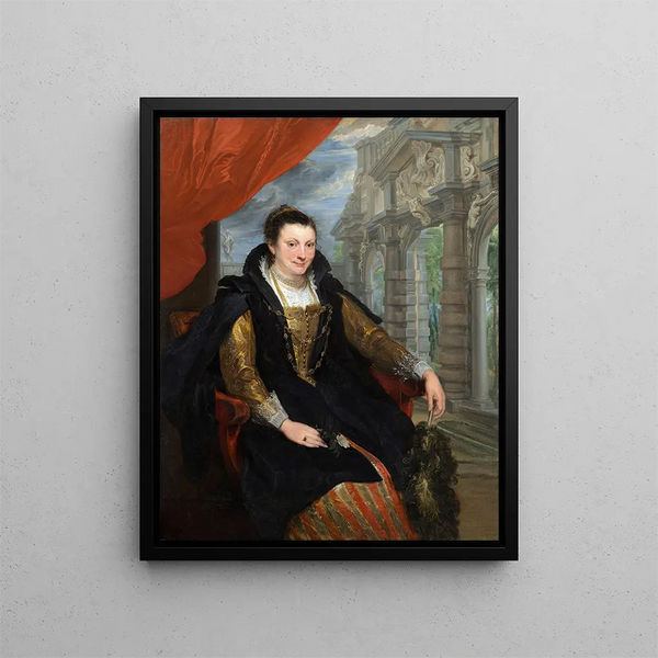 Isabelle Brant - Antoine van Dyck — inramlat konstverk på väggen