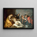 Lamentation sur le Christ mort - Antoine van Dyck — inramlat konstverk på väggen