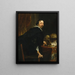 Lucas van Uffel är död 1637 - Antoine van Dyck — inramlat konstverk på väggen