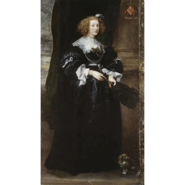 Marie de Raet - Antoine van Dyck — inramlat konstverk på väggen