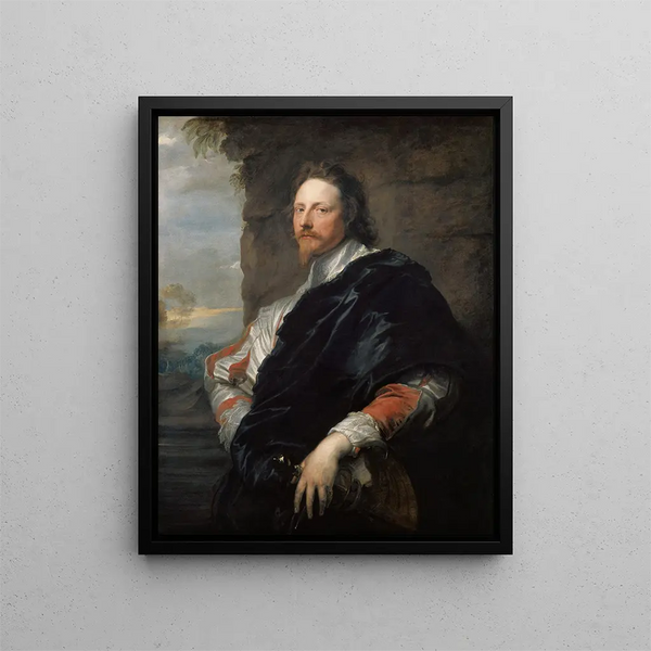 Nicolas Lanier - Antoine van Dyck — inramlat konstverk på väggen