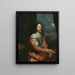 porträttet av Karl I 1600-1649 - Antoine van Dyck — inramlat konstverk på väggen