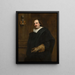 Porträtt av Peeter Stevens - Antoine van Dyck — inramlat konstverk på väggen