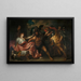 Samson och Dalila (Tvist om ärendet) - Antoine van Dyck — inramlat konstverk på väggen