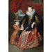 Susanna Fourment och hennes dotter - Antoine van Dyck — vy av konstverket