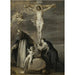 Kristus på korset som dyrkas av helgonen Dominikus och Katarina av Siena - Antoine van Dyck — vy av konstverket
