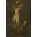 Reproduktion av målningen La Crucifixion avec sainte Rosalie - Antoine van Dyck