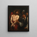 La moquerie du Christ - Antoine van Dyck — inramlat konstverk på väggen