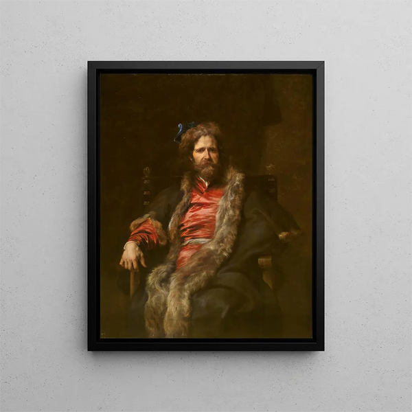 Le peintre Martin Ryckaert - Antoine van Dyck — inramlat konstverk på väggen