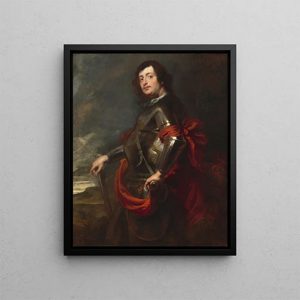 Le préfet Raffaele Raggi - Antoine van Dyck — inramlat konstverk på väggen