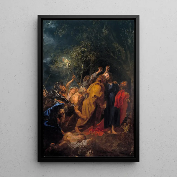 Reproduktion av målningen L'Arrestation du Christ - Antoine van Dyck