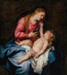 La Vierge à l'Enfant - Antoine van Dyck — vy av konstverket
