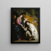 La vision du bienheureux Hermann Joseph - Antoine van Dyck — inramlat konstverk på väggen