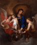 Vierge à l'Enfant avec des anges musiciens - Antoine van Dyck — vy av konstverket