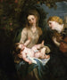 den heliga jungfru med barnet och heliga Katarina av Alexandria - Antoine van Dyck — vy av konstverket