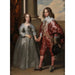 Guillaume II prins av Orange och hans fästmö Marie Stuart - Antoine van Dyck — vy av konstverket