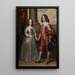 Guillaume II prins av Orange och hans fästmö Marie Stuart - Antoine van Dyck — inramlat konstverk på väggen