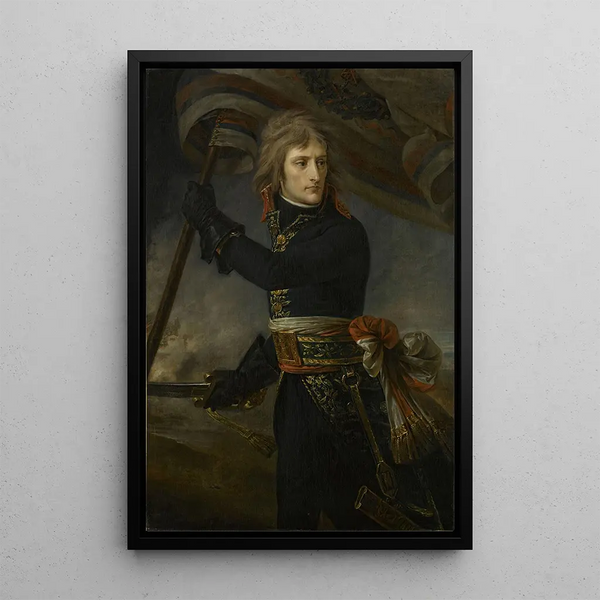 Reproduktion av målningen Bonaparte vid Arcole-bron - Antoine-Jean Gros