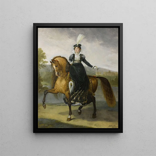 Catharina Württemberg-Westphalie - Antoine-Jean Gros — inramlat konstverk på väggen
