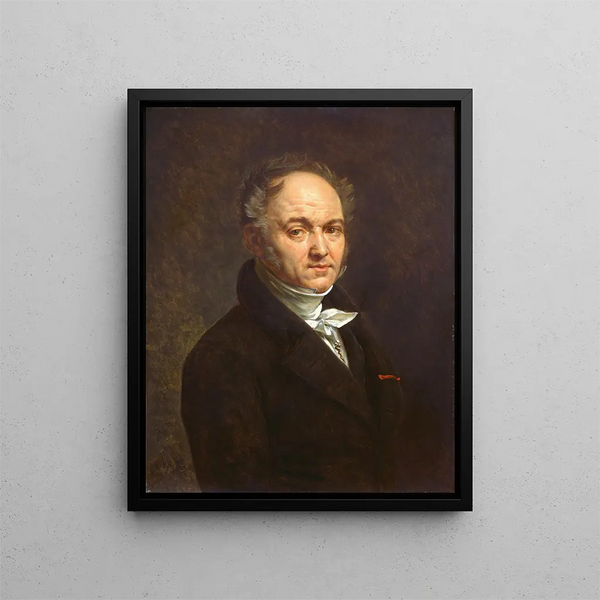Dr Vignardonne - Antoine-Jean Gros — inramlat konstverk på väggen
