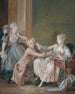 Le Vieillard fard - Antoine Borel — vy av konstverket