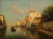 Canal i Venedig - Antoine Bouvard — vy av konstverket