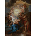 Reproduktion av målningen Le Baptême du Christ - Antoine Coypel