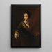 Självporträtt - Antoine Pesne — inramlat konstverk på väggen