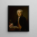 Portrait du Dr Jean-Louis Baudelocque - Antoine Vestier — inramlat konstverk på väggen