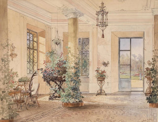 Anton Altmann the younger - Sala Terrena in einem Schlchen.webp