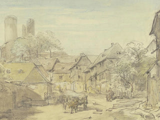 Anton Burger - Oberreifenberg mit Burg Reifenberg.webp