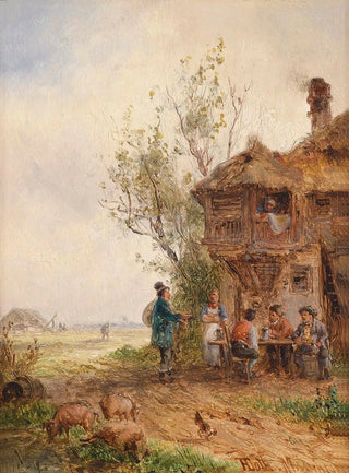 Anton Doll - Rast vor dem Wirtshaus.webp