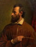 Självporträtt av Friedrich von Amerling - Anton Ebert — vy av konstverket