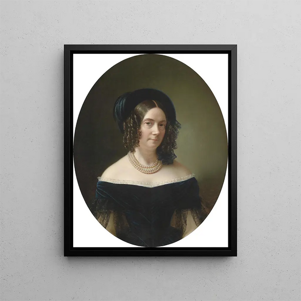 L'archiduchesse Dorothée - Anton Einsle — inramlat konstverk på väggen