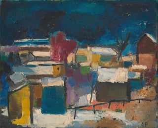 Anton Emanuel Peschka - Winterlandschaft in Speising.webp
