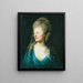 Johanna Henriette Louise Comtesse de Bestucheff Rumin född von Carlowitz 1717-1787 - Anton Graff — inramlat konstverk på väggen