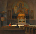 inomhus av kyrkan vid Steinhof - Anton Hans Karlinsky — vy av konstverket