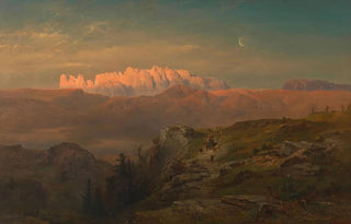 Anton Hansch - Der Schlern von Oberbozen aus.webp