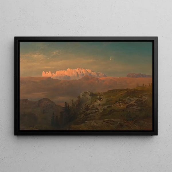 Anton Hansch - Der Schlern von Oberbozen aus.webp
