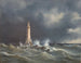 Phare d'Eddystone - Anton Melbye — vy av konstverket