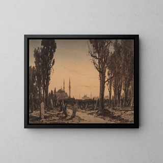 Anton Melbye - Turkish Cemetary Scutari.webp
