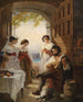 Taverne napolitaine - Anton Romako — vy av konstverket