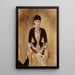 Portrait of Isabella Reisser - Anton Romako — inramlat konstverk på väggen