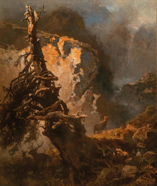 Anton Schrdl - Chamois High in the Mountains.webp