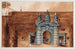 La vieille porte de Carinthie à Vienne vue de l'extérieur - Anton Stutzinger — vy av konstverket